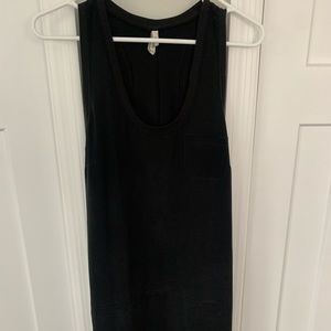 Joie black silk dress